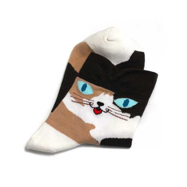 Playful Cat Ankle Socks