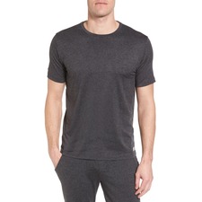 VUORI Strato Slim Fit Crewneck Tech T-Shirt, Main, color, HEATHER CHARCOAL