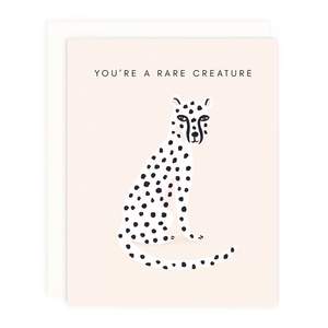 Rare Creature Greeting Card