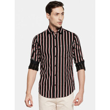 Mens Black Stripe Shirt