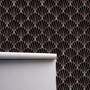 Rose Gold Black Geometric Wallpaper Monochrome Embossed image 0