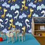 Baby Room Cute Animal Wallpaper Traditional or Removable Peel image 0