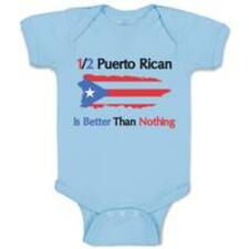 Baby Clothes Puerto Rican Is Better than Nothing Baby Bodysuits Cotton - Cute Rascals