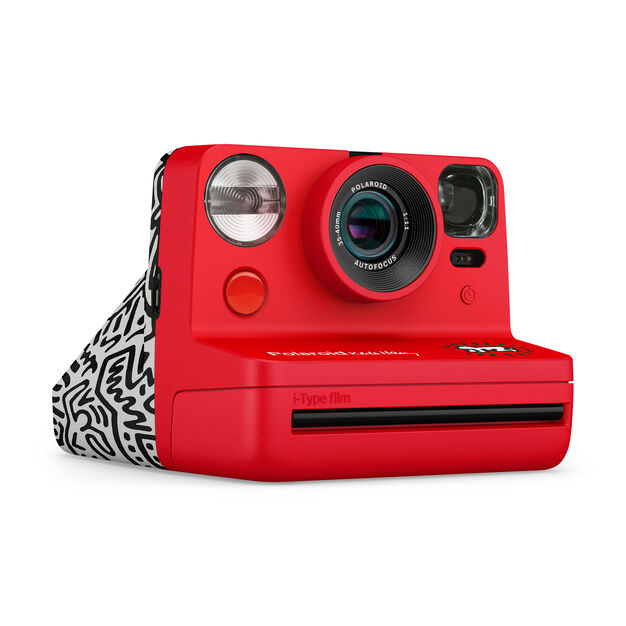 Keith Haring Edition Polaroid Now Camera &amp; Film in color Red