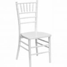 White Chiavari chairs