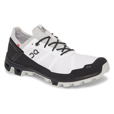 ON Cloudventure Peak Water Repellent Trail Running Shoe, Main, color, WHITE/ BLACK