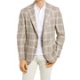 PETER MILLAR Classic Fit Plaid Linen &amp; Wool Sport Coat, Main, color, TAN