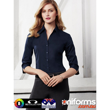 Ladies Metro Stretch 3qtr Shirt