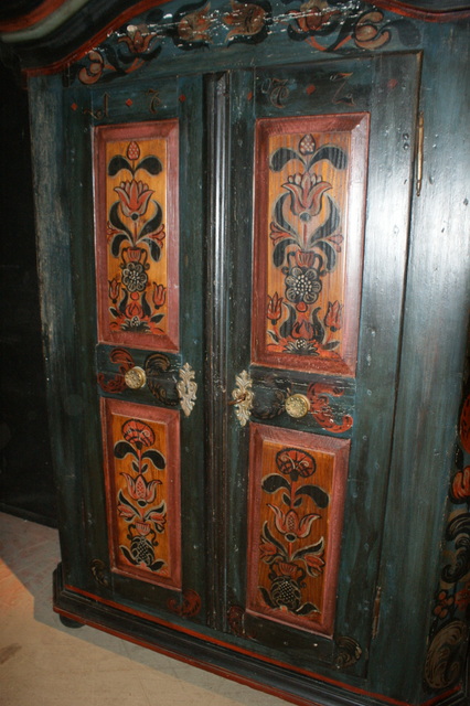 Tyrolean Marriage Armoire