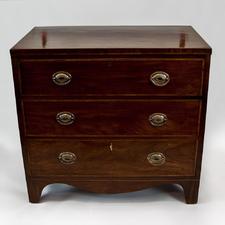 Late Georgian chest of 3 drawers - Antique Furniture