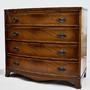 Top quality reproduction bow front chest of 4 drawers - Antique Furniture