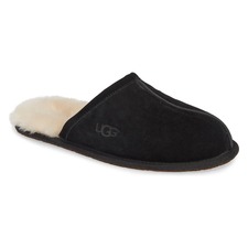 UGG® Scuff Slipper, Main, color, BLACK SUEDE