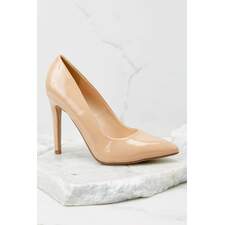 Higher Heights Nude Pointed Pump