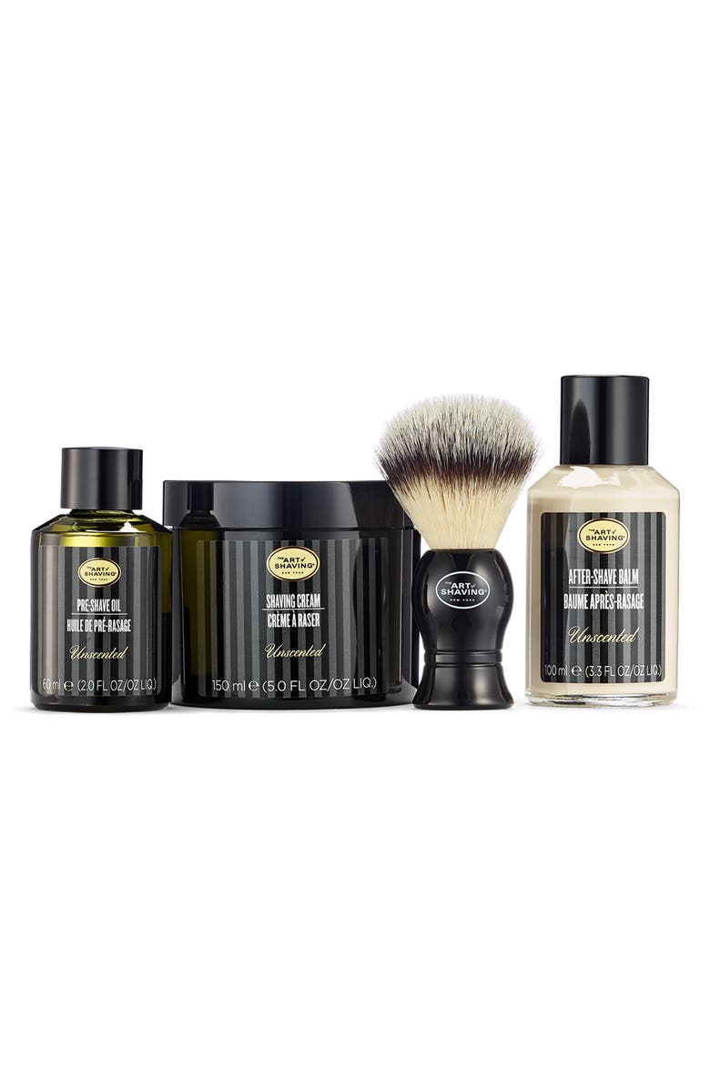THE ART OF SHAVING ® Full Size Unscented Shaving Kit, Main, color, NO COLOR