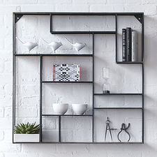 alcove wall shelf in storage | CB2