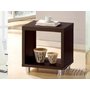 Contemporary Espresso Finish End / Side Table