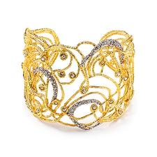 Alexis Bittar Mauritius Gold & Rhodium Lace Cuff | Bloomingdale's
