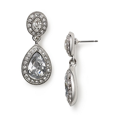 Carolee Pave Stone Drop Earrings | Bloomingdale's