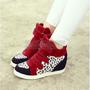 High Top Leopard Velcro Can...