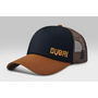 Dubai Cap - Orange and Black | left side view- caps in Dubai