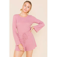 Constance Rib Knit Romper