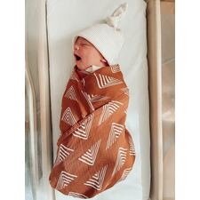 Organic Waffle Knot Beanie, Snow