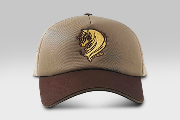 Fancy Horse Cap Brown and B...