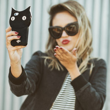 Black Cat 3D iPhone 5/5s Case