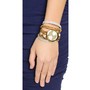 Sara Designs Printed Leather & Chain Wrap Bracelet