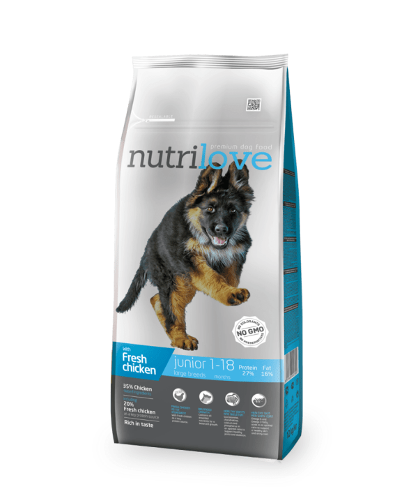 Nutrilove dog dry JUNIOR L ...