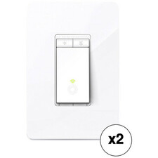 HS220 Smart Wi-Fi Light Switch with Dimmer (2-Pack)