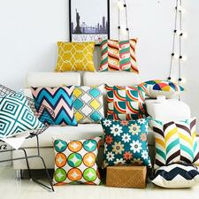Geometric Pattern Double Size Print Throw Pillowcases