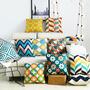 Geometric Pattern Double Size Print Throw Pillowcases