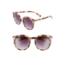 BP. 53mm Round Sunglasses, Main, color, MILKY TORT