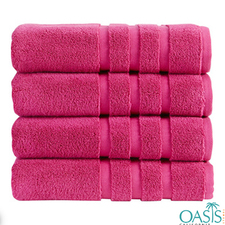 Wholesale Mystic Rose Pink Custom Towels Manufacturer