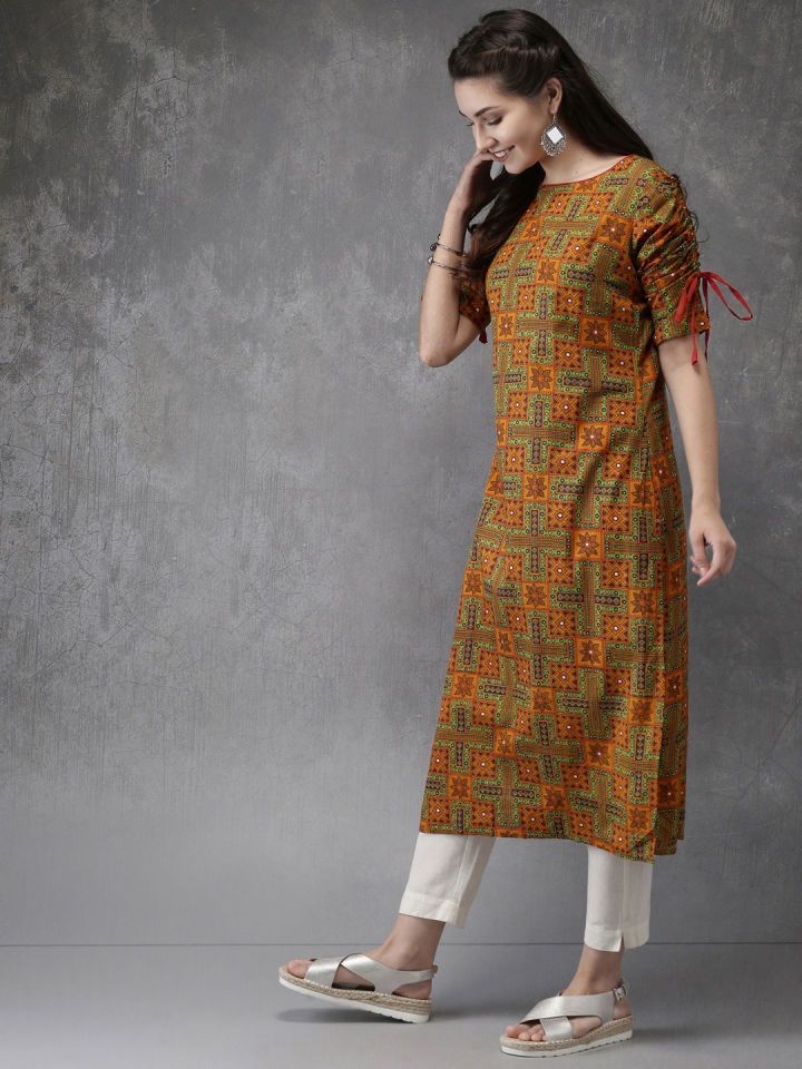 Women's Rayon Printed Strai...