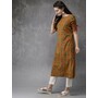 Women's Rayon Printed Straight Kurta