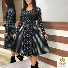 Fine American Crepe Dress