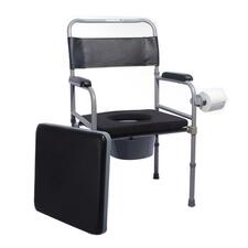 Hot sale commode toilet chair hospital folding bedside commode chair for disabled and elderly