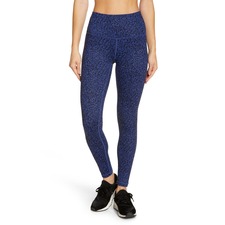 ZELLA Live In High Waist Ankle Performance Leggings, Main, color, BLUE TWILIGHT WAVE PRINT