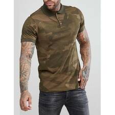 Wholesale Abstract Design Polo T Shirt