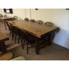 Thick top Beech 8ft antique table