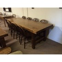 Thick top Beech 8ft antique table