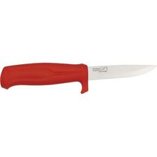 Mora of Sweden Knives 511 Fixed Blade Knife with Red Polypropylene Handles