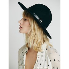 Free People Crushed Top Ranger Hat at Free People Clothing Boutique