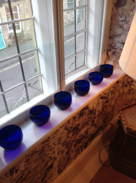 Bristol Blue Finger Bowls