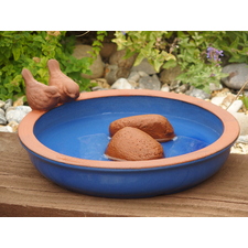 Blue Dipper Bird Bath