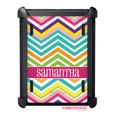 OtterBox iPad DEFENDER Case - 2 3 4 New - WORLDS FIRST - Rainbow Chevron - Monogram - Custom - Personalized - Name Band