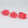 Coral - Satin Rose Buds - O...