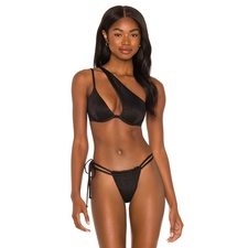 onia Kaia Bikini Top in Black | REVOLVE
